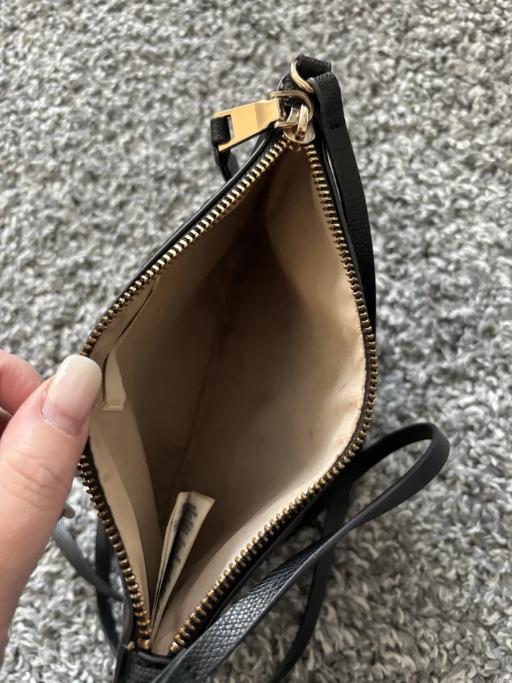 H&M Black Faux Leather Crossbody Bag Small - Image 4 of 4