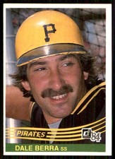 Dale Berra 1984 Donruss #430 Pirates MLB READ FREE SHIPPING AutographDen