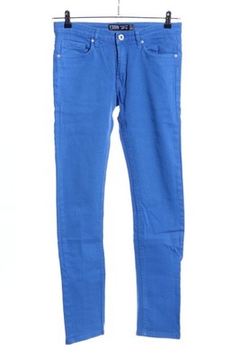 FSBN Hüfthose Damen Hose Gr. DE 32 blau Casual-Look