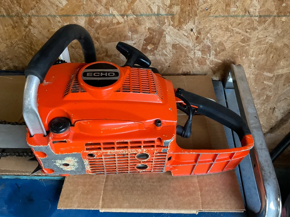 👍👍COLLECTIBLE VINTAGE CHAIN SAW, 1985 ECHO 440 EVL, JAPAN MADE, 18in BAR. NICE - Image 4 of 4