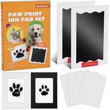 Paw Print Kit, Dog Nose Print Kit, No Mess Paw Print Stamp Pad for Dogs Cat...