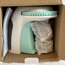 Embossing Label Maker- Model Omega S- Paper Size 9mm- White & Green- 5 Ribbons