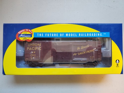 HO Athearn RTR Union Pacific UP 40' Dbl Dr Boxcar #175319 desgastado 14747 2067 | Condition: Used