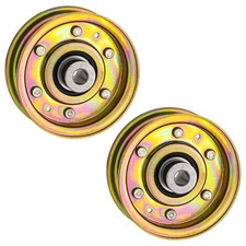 Flat Idler Pulley Set for Craftsman 325 LT2000 T1200 328 Revolution 2-Pack