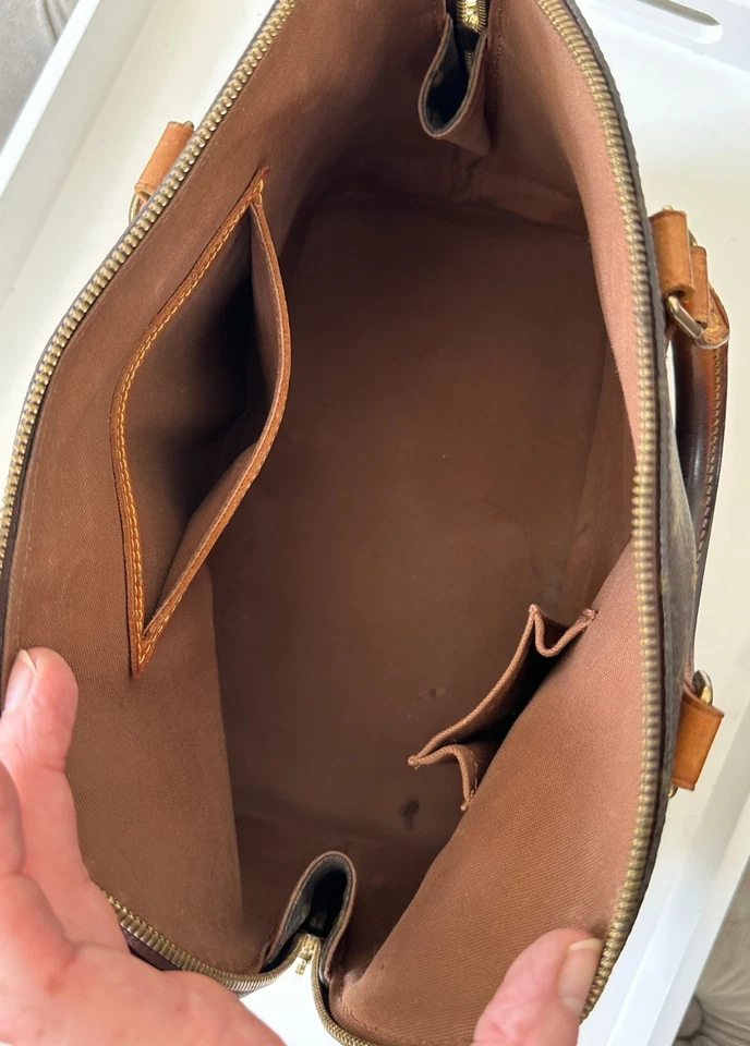 Louis Vuitton Alma Shoulder Bag PM Brown Canvas/Leather - Image 4 of 4