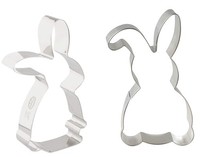 Dr. Oetker Goldiges Ostern Ausstecher Set Hase Schlappohr Silber 2-Tlg