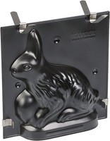 Kaiser 3D Osterhase Backform 0,5L Antihaftbeschichtet Schwarz Backofenfest