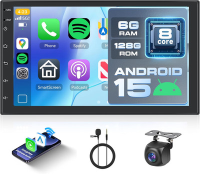 [6G+128G] 8-Core Android Car Radio 7 Inch Wireless Carplay Wireless Android Auto
