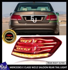 RIGHT DRIVER SIDE OUTER REAR TAIL LIGHT LAMP FOR MERCEDES E CLASS W212 2013-2016