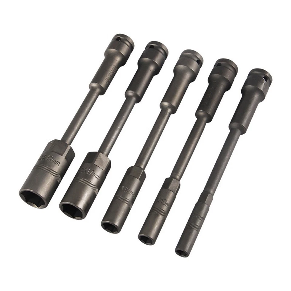 819mm Extra Long Thin Wall Socket 5 Piece Set for Automobiles Mechanics - Image 3 of 4
