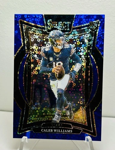 New Listing2024 Caleb Williams Panini Select #25 Concourse Blue Disco Prizm /25 Bears RC
