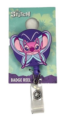 Disney Stitch Butterfly Badge Reel