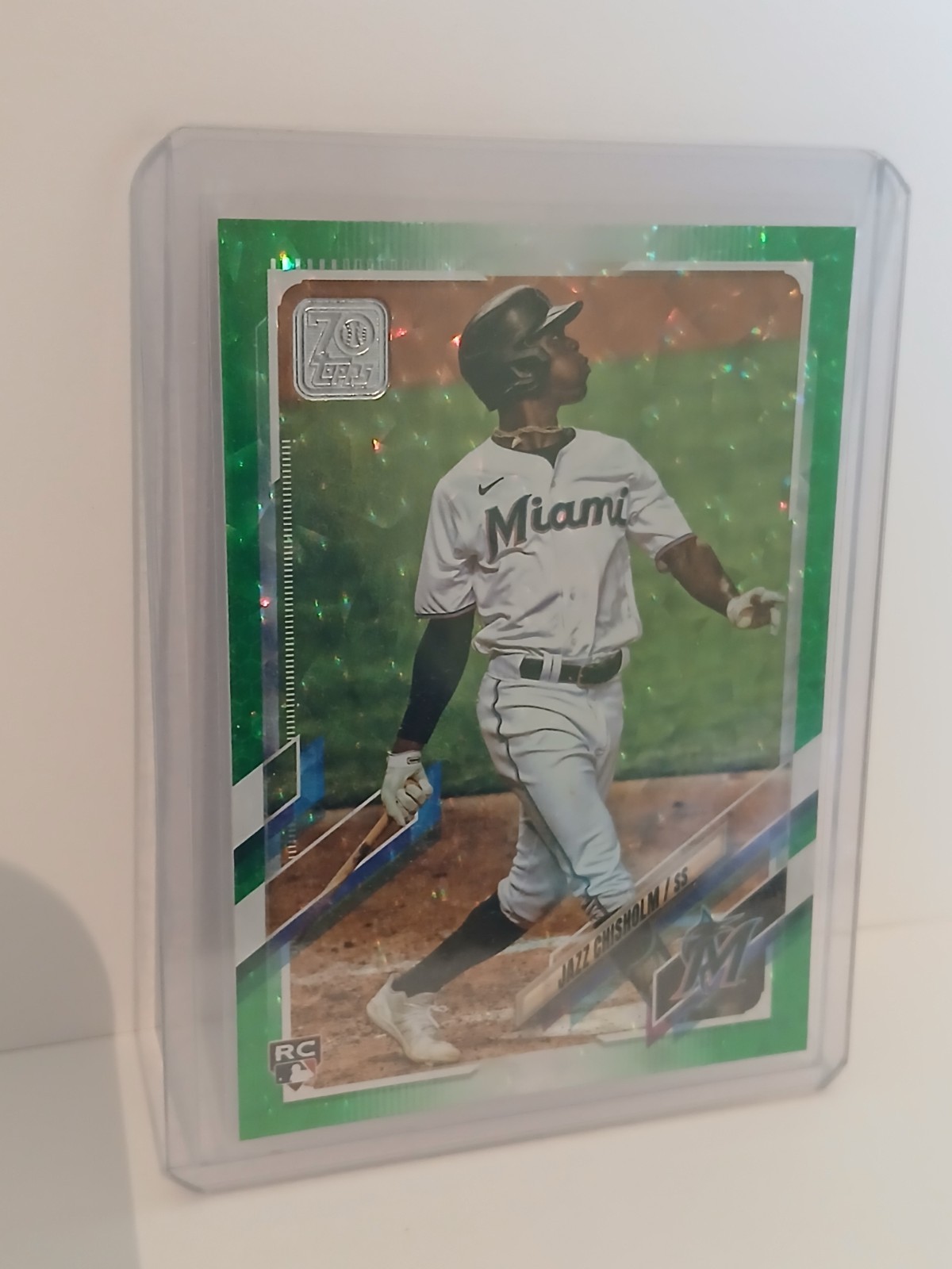 2021 Topps - Jazz Chisholm #538 Green /499 (RC)