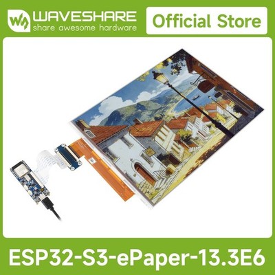 Waveshare 13.3inch Full Color E-Paper Display With ESP32-S3 E-Paper Driver Board