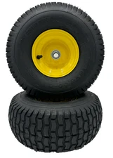 Set of 2 - 15x6.00-6 Turf Tire & Wheel - 3/4 Inch Symmetrical Hub