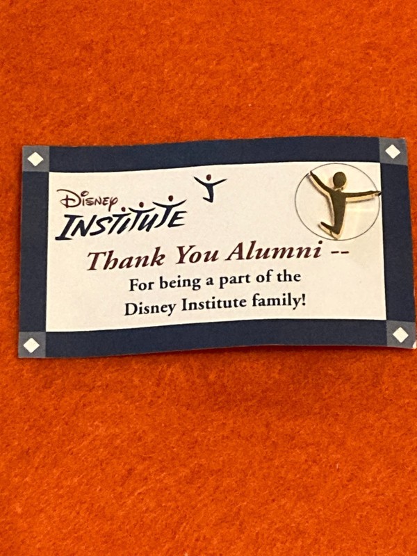 6607    Disney Institute Alumni Small Pin