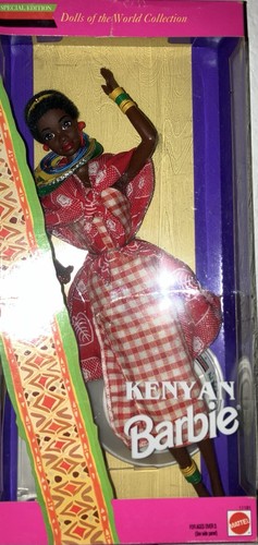 Barbie Poupée Du Monde - Kenya 1993 - Collection 'Dolls Of The World' - Neuve En Boîte - Vintage