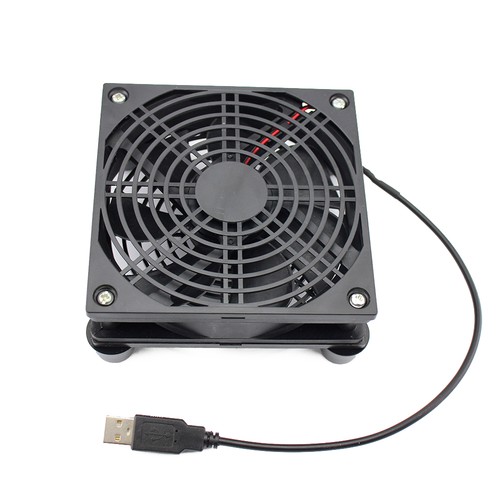 Ventilador de refrigeración USB 120 mm DC 5 V enfriador silencioso para computadora de escritorio PC estuche EE. UU. - Imagen 8 de 11