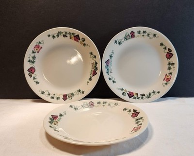 Vintage Corelle Garden Home Beige 6.75'' bread/appetizer plates *BY THE PIECE*