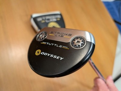 ODYSSEY Stroke Lab TUTTLE Mallet Putter Graphite/Steel 33  RH w/ Headcover - EUC
