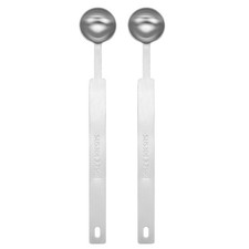 2pcs Single Measuring Spoon 3/4tsp (1/4tbsp, 3.75ml) Stainless Steel Spoon