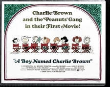 Boy Named Charlie Brown 11"x14" Lobby Card Peter Robbins Animation