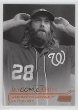 2015 Topps Stadium Club Black & White Orange Foil /17 Jayson Werth #251 0f8