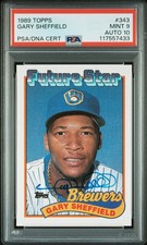 Gary Sheffield Rookie Cards and Autographed Memorabilia Guide 11