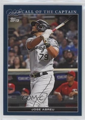 2022 Topps Derek Jeter Call of the Captain Navy Blue 107/175 Jose Abreu #1 0kf1