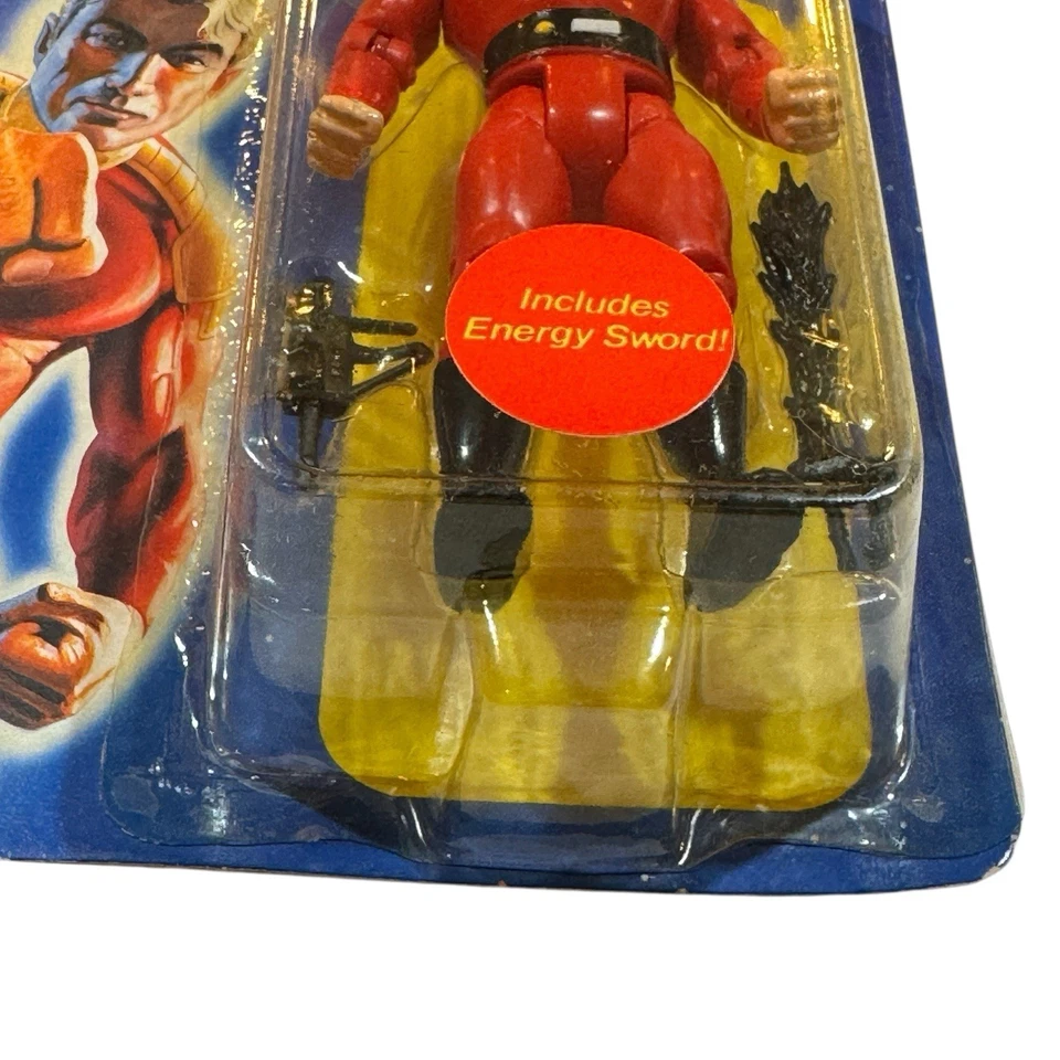 Figura de acción de colección 1985 Galoob Defenders of the Earth Flash Gordon sin usar, en caja sellada Foto 3 de 4