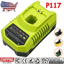 P117 Fast Charger For RYOBI For One Plus P108 18V High Capacity Lithium Battery