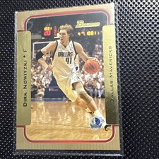 2003-04 Bowman Gold #20 DIRK NOWITZKI Rookie🏀 Dallas Mavericks 🏀