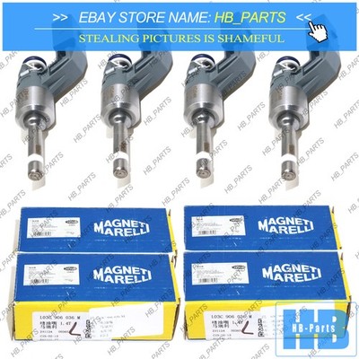 4x New OEM Fuel Injectors For Audi VW Skoda Seat CTH CAX CAV EA111 1.4 TSI