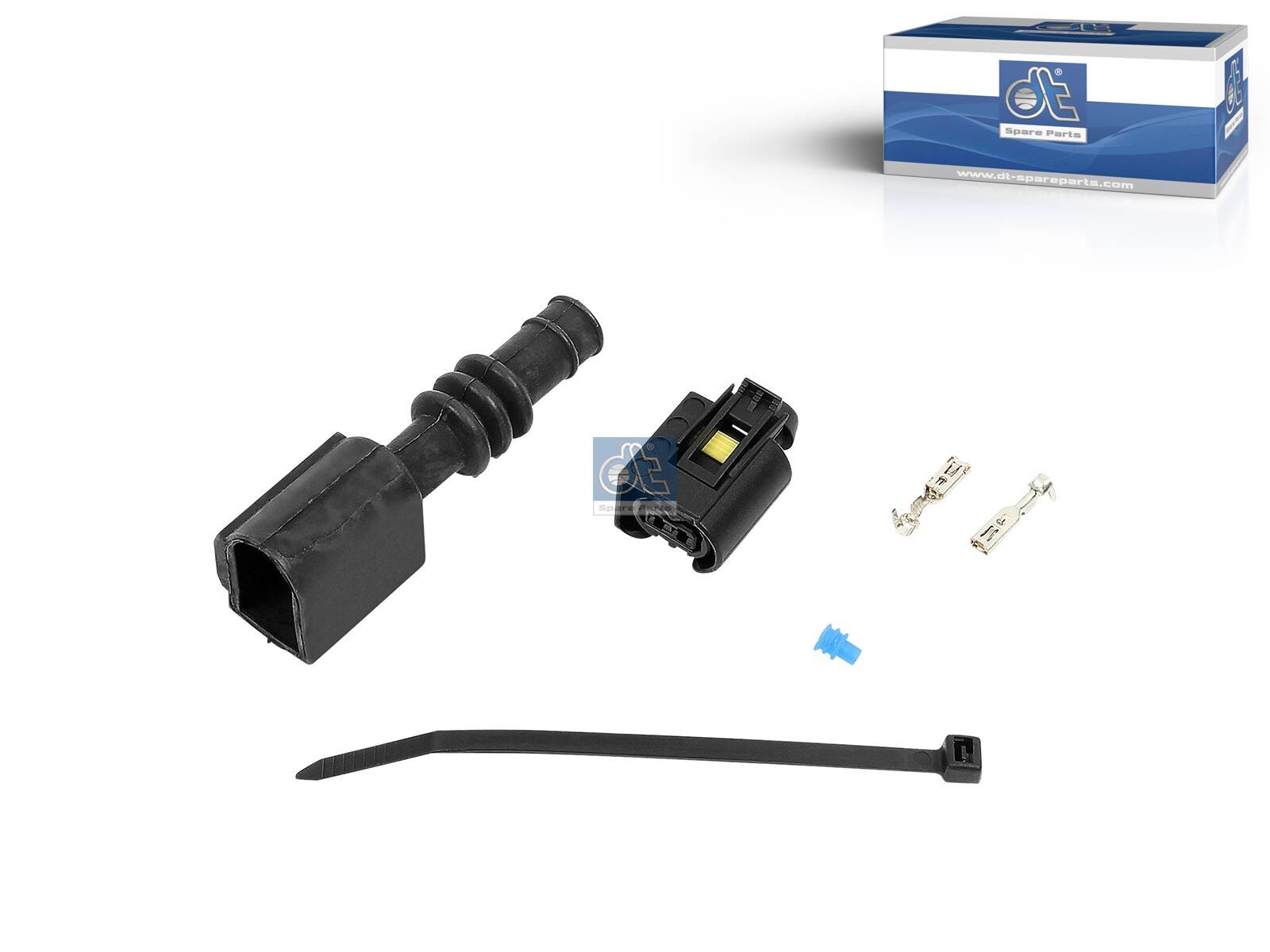 Fits DT SPARE PARTS 4.96026 Plug 2 PIN 4.96026 Wire plug (number of pins: 2, pl