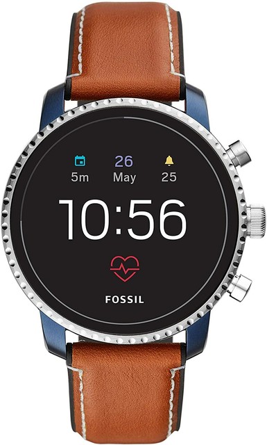 Fall 2018 Fossil FTW4016 Gen 4 Smartwatch Q eXplorist HR Tan Leather 45m for sale online | eBay