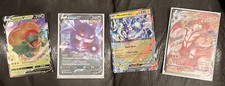4 Pok�mon Card Lot- URSHIFU max - Gangar V Miraidon Ex Appletun V