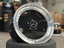 New 17x8j Inch Oz Aero Classic Design Set Of 4 Racing Wheel Mercedes Black