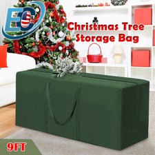 Large Christmas Tree Storage Bag Fits Up to 9FT Zipper Container Box w/Handles