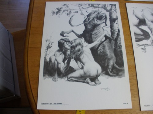 OBSESSIONS Fantasy Kunst Portfolio Val Mayerik nummeriert signiert 1980 Howard theDuck - Bild 12 von 12