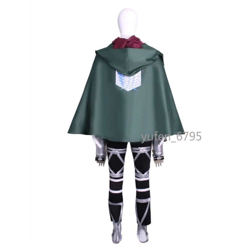 Attack On Titan Mikasa Ackerman Cosplay Costume Carnival Outfit 3D Maneuver Gear - Image 4 of 4