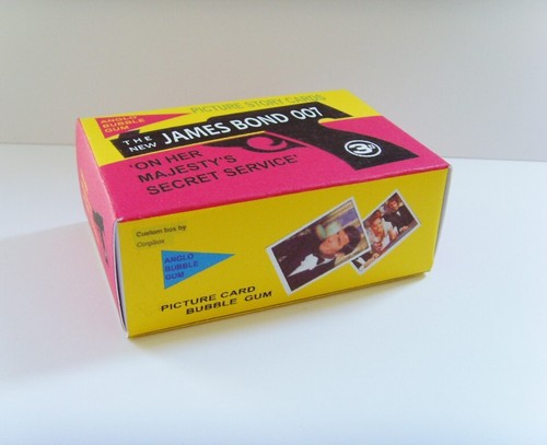 ON HER MAJESTY'S SECRET SERVICE - Anglo Cards - custom gum cards display box. - Picture 2 of 4
