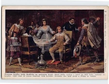 Postcard Frederick V of the Palatinate King of Bohemia Painting