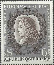 Timbre Europa CEPT Musique Autriche 1640 ** (67761)