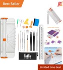 23Pcs Craft Weeding Tool Set Stainless Steel 12" Cutter Vinyl Scrapbooking Kit