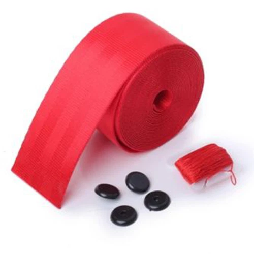 Arnés de seguridad ajustable SP rojo 4,8 cm auto carreras 3 puntos delantero Foto 4 de 4