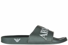 CIABATTA MARE LOGO ARMANI JEANS UOMO 935097 7P440 1885 VERDE SCURO 185