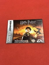 Game Boy Advance Manual / Instruction Booklet - Harry Potter Goblet of Fire