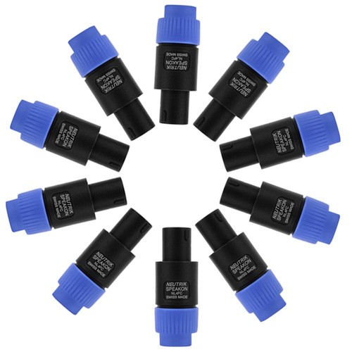 20x Speakon PA Altavoz Cable Conector Cajas Conector 4 Polos NL4FC - Imagen 2 de 13