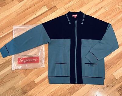 Supreme Color Block Zip Up Brand New | eBay