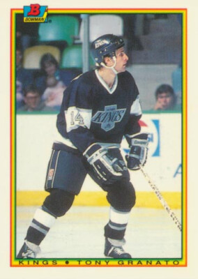 1990-91 Bowman Tiffany #140 TONY GRANATO - Los Angeles Kings